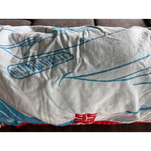 2 EUC/NWOT Disney embroidered Bath/Beach Towels Cars Baby Yoda - Picture 2 of 3